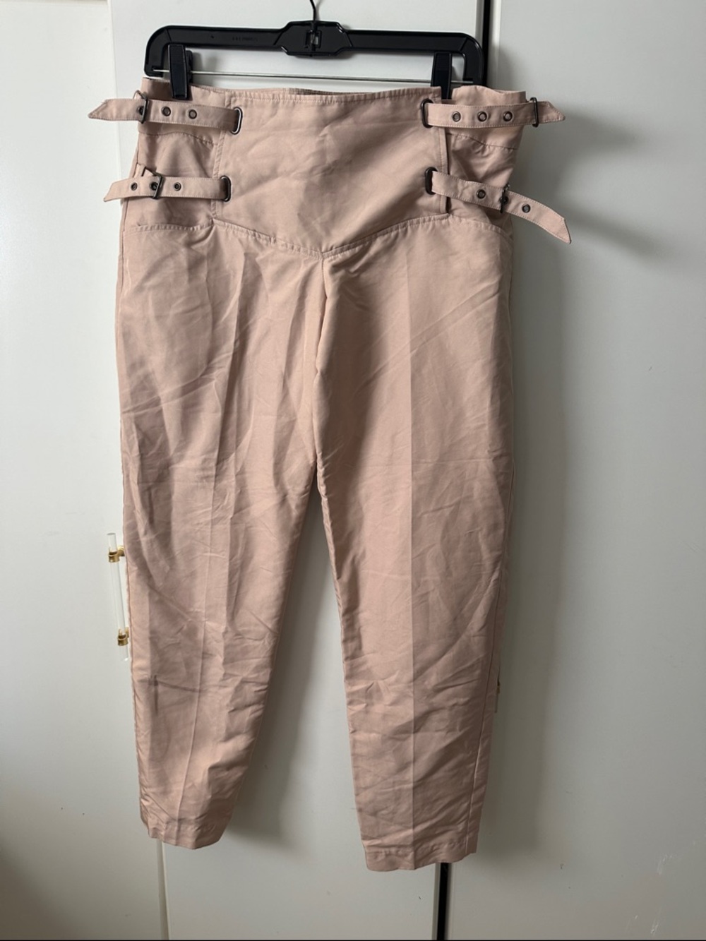 Max Studio Crop Pants Buckles